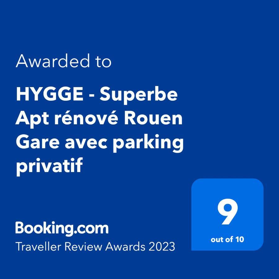 Hygge - Superbe Apt Renove Rouen Gare Avec Parking Privatif Apartment Ngoại thất bức ảnh
